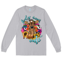 Moon Dust Holy cow i am cute baby cow Long Sleeve Tee - HowdyJamesFarm
