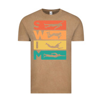 Vintage Coffee Retro Vintage Swimming Gift For Swimmers Vintage Tee - longCreatives