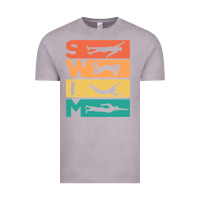 Vintage Zinc Retro Vintage Swimming Gift For Swimmers Vintage Tee - longCreatives
