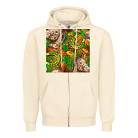Sandshell St. Patrick's Day Horse With Horseshoes Seamless Zipper Hoodie - FaDigitalArtStudio