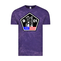 Cloud Purple 9-11 We Will Never Forget Vintage Tee - longCreatives