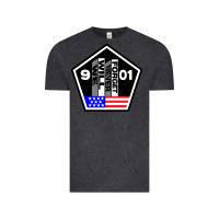 Vintage Black 9-11 We Will Never Forget Vintage Tee - longCreatives