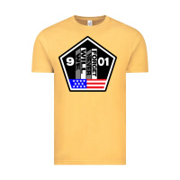 Vintage Mustard 9-11 We Will Never Forget Vintage Tee - longCreatives