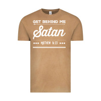 Vintage Camel Get behind me Satan Matthew 1623 Quote Vintage Tee - longCreatives