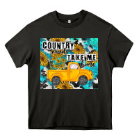 Asphalt country roads take me home Heavy Core Tee - MaliasSmallBusiness