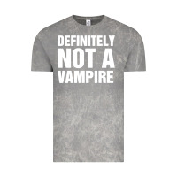 Cloud Rock Definitely Not A Vampire merch Vintage Tee - longCreatives