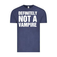 Definitely Not A Vampire Merch Vintage Tee | Teevron