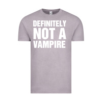 Vintage Zinc Definitely Not A Vampire merch Vintage Tee - longCreatives