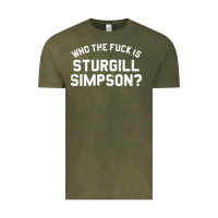 Vintage Olive who the fuck is sturgill simpson Vintage Tee - longCreatives