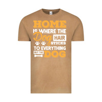 Vintage Camel dog t  shirt home is where the dog hair stick funny  gift t  shirt Vintage Tee - longCreatives