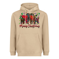 Mushroom merry Christmas teeth Heavyweight Hoodie - CowhideDigitalArt