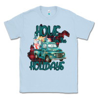 Dusty Blue Christmas Home For The Holidays Classic Tee - Bettercallsaul