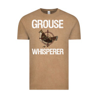 Vintage Coffee Ruffed Grouse Hunting Bird Spruce Grouse Vintage Tee - longCreatives