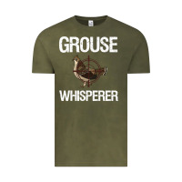 Vintage Olive Ruffed Grouse Hunting Bird Spruce Grouse Vintage Tee - longCreatives