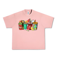 Salmon Fruits coffee cups Urban Heavy Tee - NancyCooperArtShop