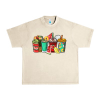 Fruits Coffee Cups Urban Heavy Tee | Teevron