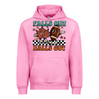Fuchsia Pink falls out balls out Urban Hoodie - BarkalooDesign