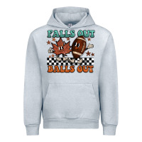 Heather Grey falls out balls out Urban Hoodie - BarkalooDesign