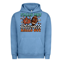 Pigment Pebble Blue falls out balls out Urban Hoodie - BarkalooDesign