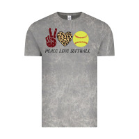 Cloud Rock Peace Love Softball Vintage Tee - Bettercallsaul