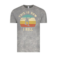Cloud Rock Skater - This Is How I Roll Retro Skateboard Gift Vintage Tee - longCreatives