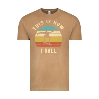 Skater - This Is How I Roll Retro Skateboard Gift Vintage Tee | Teevron