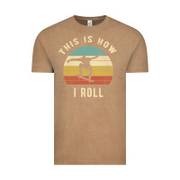 Vintage Coffee Skater - This Is How I Roll Retro Skateboard Gift Vintage Tee - longCreatives