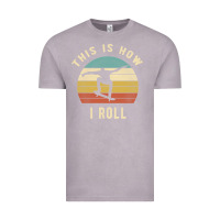Vintage Zinc Skater - This Is How I Roll Retro Skateboard Gift Vintage Tee - longCreatives