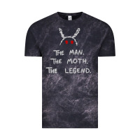 Cloud Black The Man The Moth The Legend Mothman Vintage Tee - longCreatives