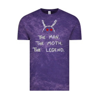 Cloud Purple The Man The Moth The Legend Mothman Vintage Tee - longCreatives