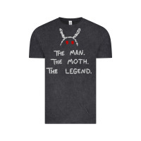 Vintage Black The Man The Moth The Legend Mothman Vintage Tee - longCreatives