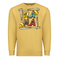 Antique Gold softball mama Premium Sweatshirt - CowhideDigitalArt