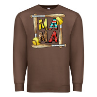Chestnut softball mama Premium Sweatshirt - CowhideDigitalArt