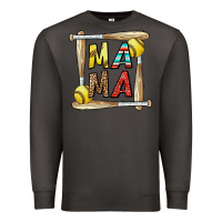 Smoke softball mama Premium Sweatshirt - CowhideDigitalArt