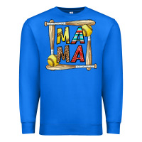 True Royal softball mama Premium Sweatshirt - CowhideDigitalArt