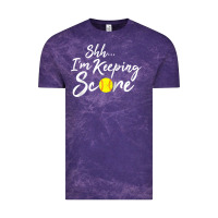 Cloud Purple Scorekeeper Softball Team Scorebook Keeper Raglan Baseball Vintage Tee - longCreatives