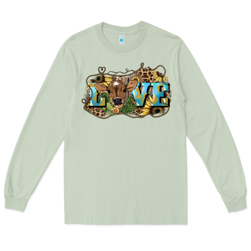 Love Baby Cow Long Sleeve Tee by HowdyJamesFarm | Teevron