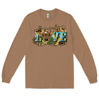 Toasted Coconut Love baby Cow Long Sleeve Tee - HowdyJamesFarm