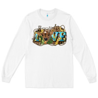 White Love baby Cow Long Sleeve Tee - HowdyJamesFarm