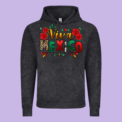 Viva Mexico Cinco De Mayo Vintage Hoodie Designed By Texasbilliewilder