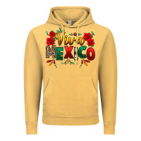 Vintage Mustard Viva Mexico Cinco De Mayo Vintage Hoodie - texasbilliewilder
