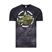 Cloud Black Sherman M4A1 WWII Army Tank History Vintage Vintage Tee - longCreatives