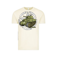 Vintage Arctic Sherman M4A1 WWII Army Tank History Vintage Vintage Tee - longCreatives
