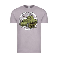 Vintage Zinc Sherman M4A1 WWII Army Tank History Vintage Vintage Tee - longCreatives