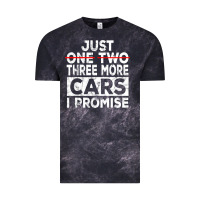 Cloud Black Just One More Car I Promise Mechanic Gift Car Lover Garage Vintage Tee - longCreatives