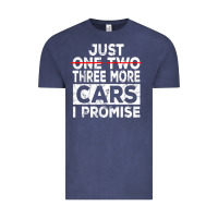 Vintage Denim Just One More Car I Promise Mechanic Gift Car Lover Garage Vintage Tee - longCreatives