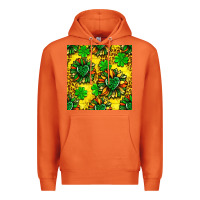 Carrot St. Patrick's sunflower seamless pattern Premium Hoodie - BundleAndBundleShop