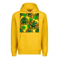 Lemon St. Patrick's sunflower seamless pattern Premium Hoodie - BundleAndBundleShop