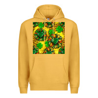 Mustard St. Patrick's sunflower seamless pattern Premium Hoodie - BundleAndBundleShop