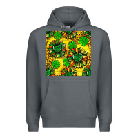 Rock St. Patrick's sunflower seamless pattern Premium Hoodie - BundleAndBundleShop